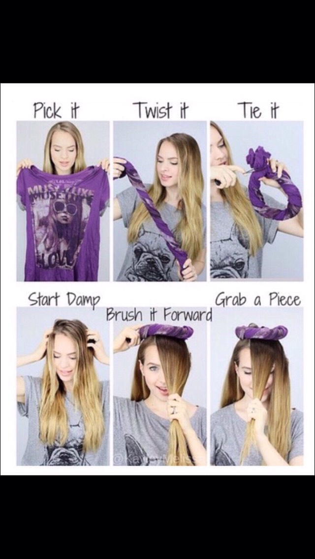 Heatless Curls Overnight!