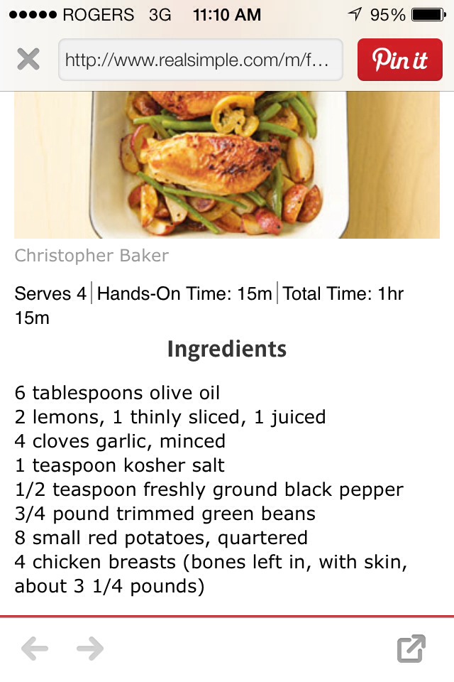 Pan Roasted Garlic Lemon Chicken