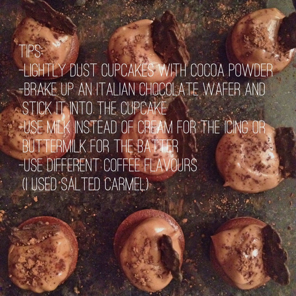 Dark Chocolate Cupcakes With Peanut Butter Icing 