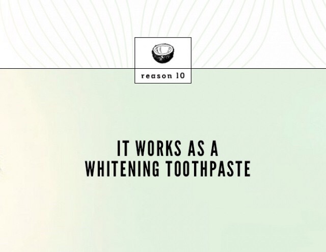 Mix six tablespoons of coconut oil with the same amount of baking soda and add about 20 drops of the essential oil of your choice. Mix it all together, store it in a mason jar, and watch your teeth get whiter.