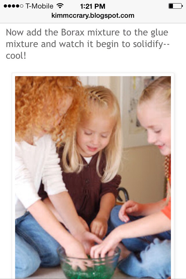 Homemade Slime, Great For Birthday Treats At School