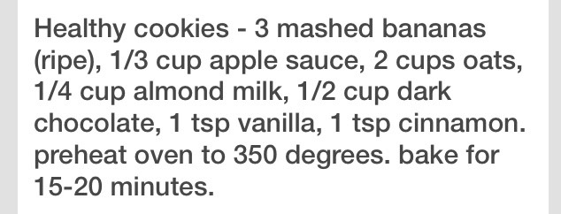 Healthy Cookies!