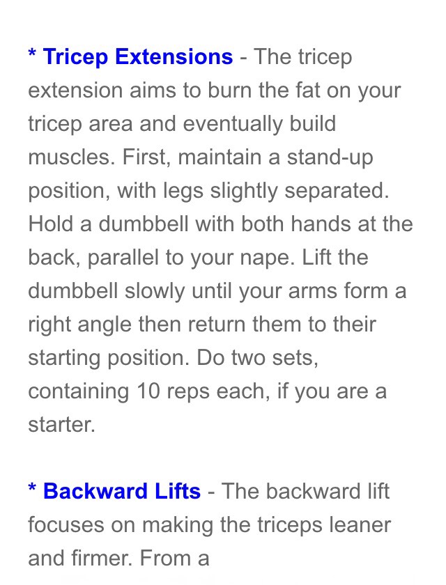 Tips To Lose Arm Fat Fast 💪