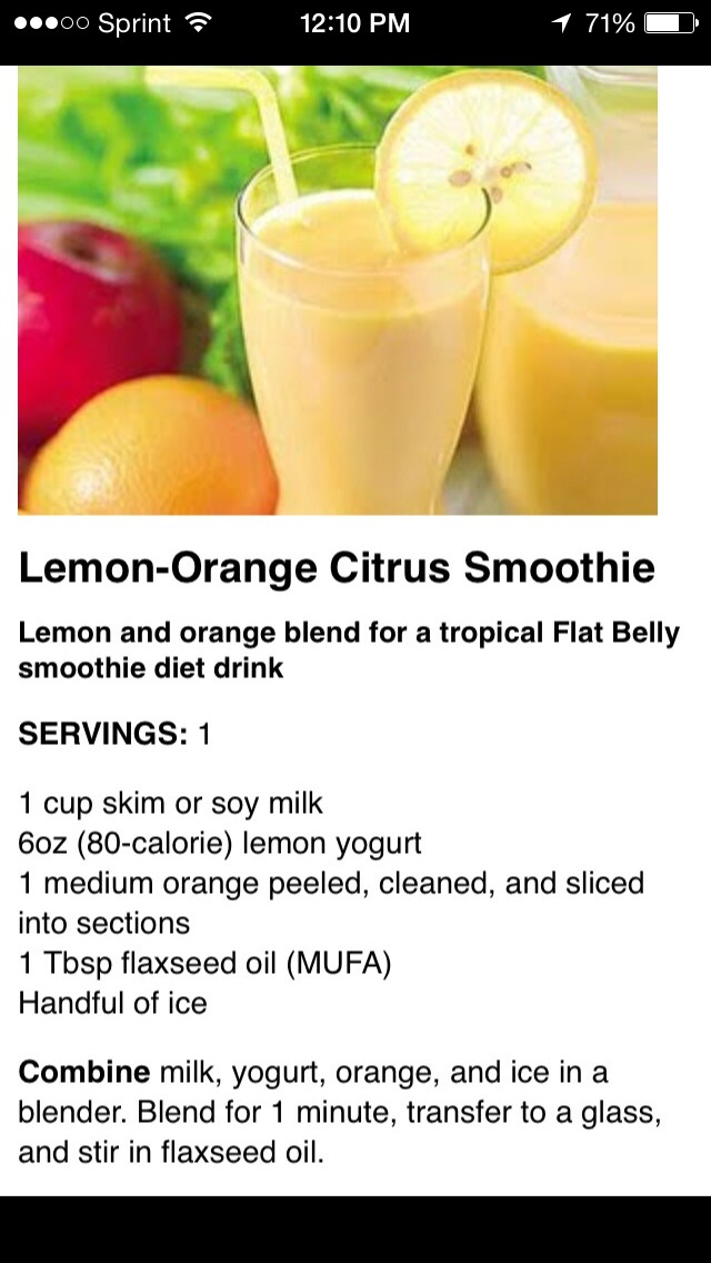 Smoothie For Flat Belly