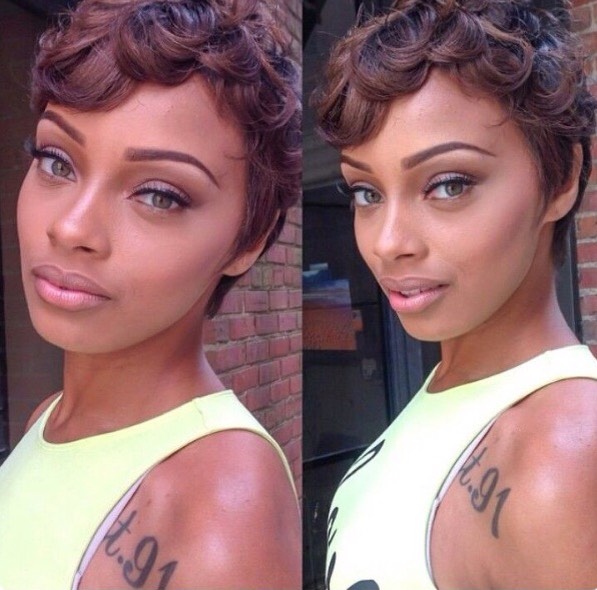 Dyed Hair on Dark Skin Girls / Colored Hair on Darker Skin