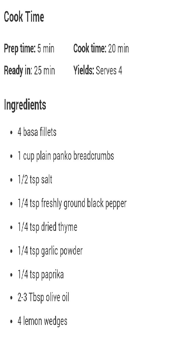 crispy fish bake healthy! step by step