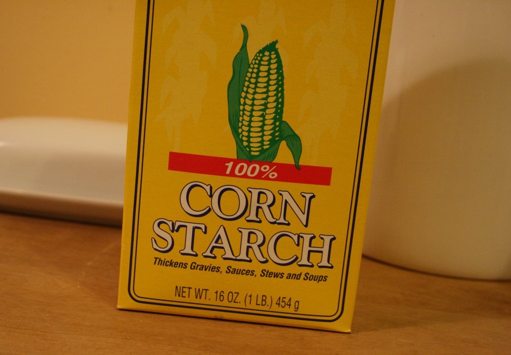 Corn starch replaces: 
Makeup setting power. Works amazing! Keeps makeup on face all day. 

Dry shampoo: great for in between wash days to remove oil at roots without the chemicals.  