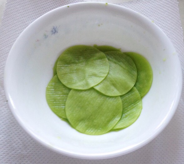 Cucumber eye pads.