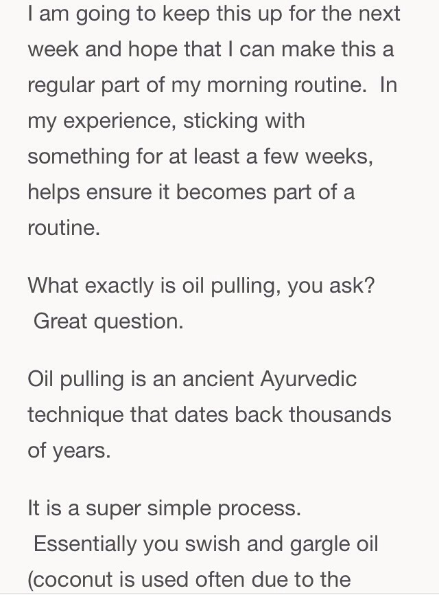 What is Oil Pulling??