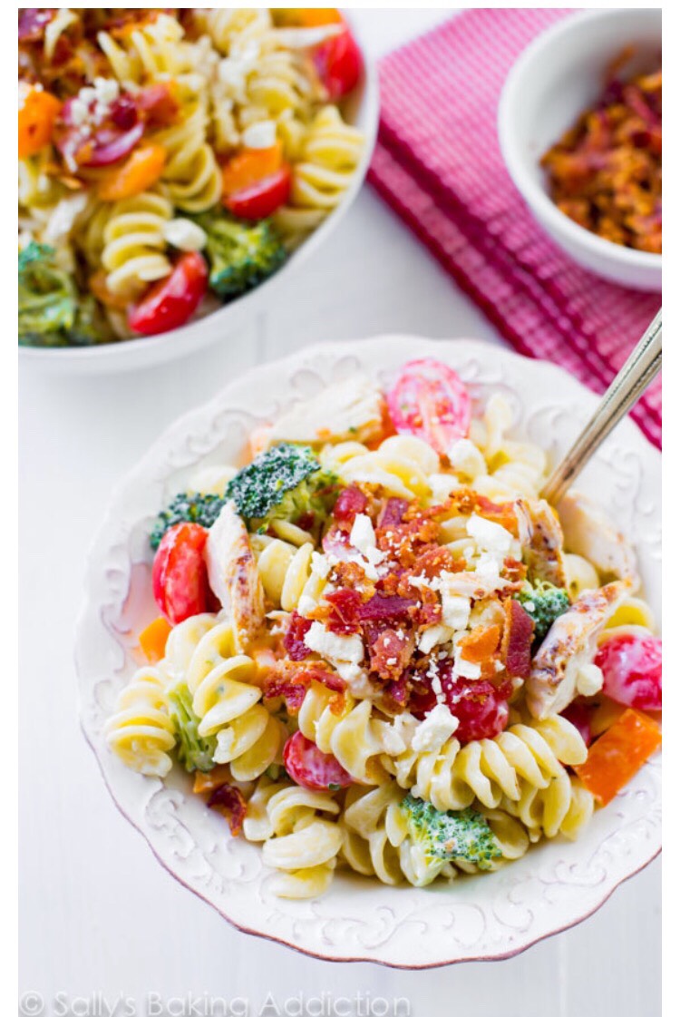 Creamy Chicken Pasta Salad!