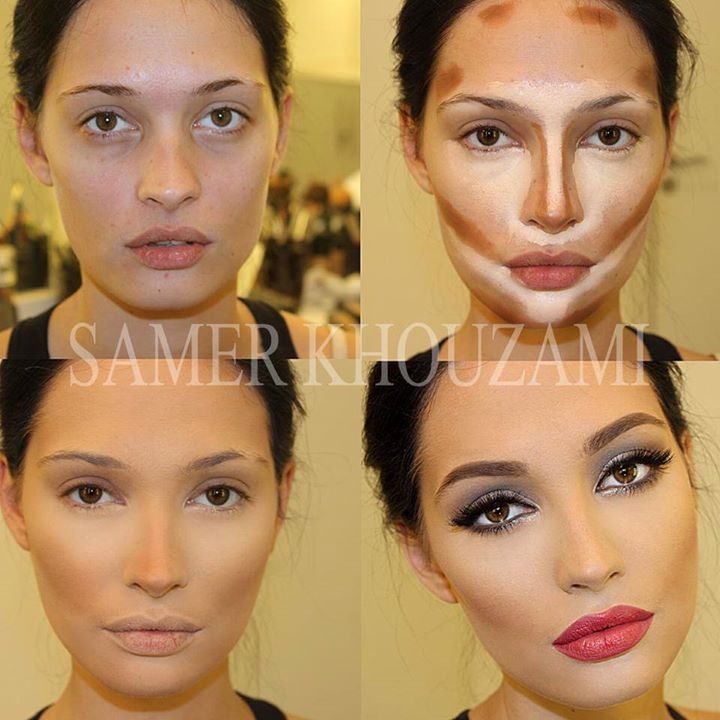Contouring On Different Face Types