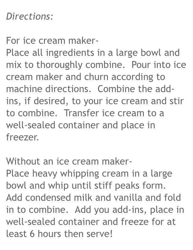 3 Ingredients Ice Cream