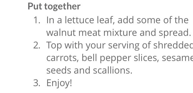Simple Vegan Asian Lettuce Wrap 