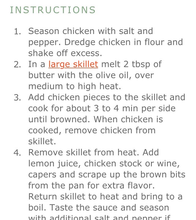 Lemon Chicken Piccata 😍🍋🍗