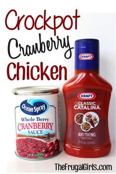 Crockpot Cranberry Chicken Recipe!