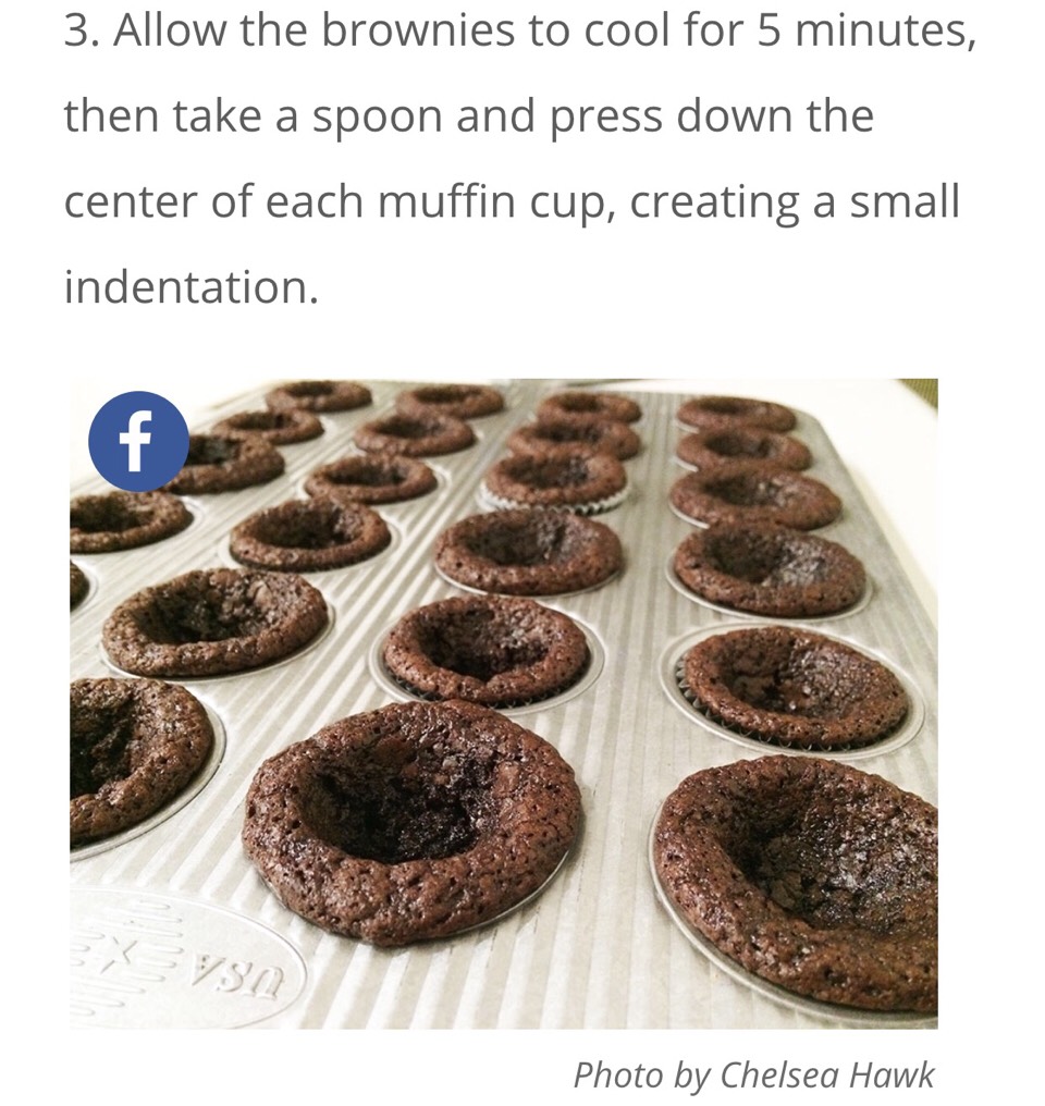 Fluffernutter Brownie Cups. ๐