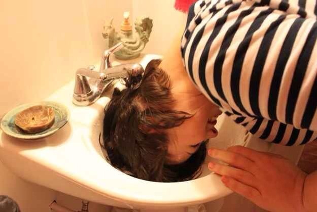 Have thick hair? Takes to long to dry? Try half washing it!
