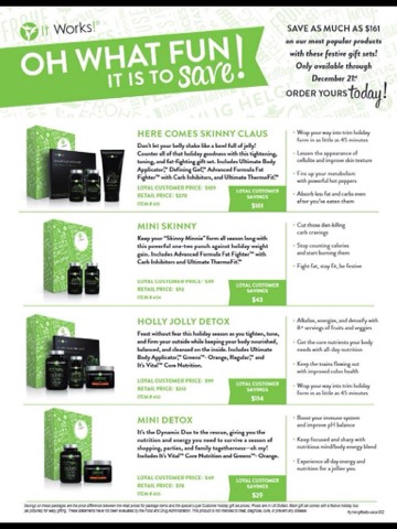 Holiday Packages Are Now Available!!!!