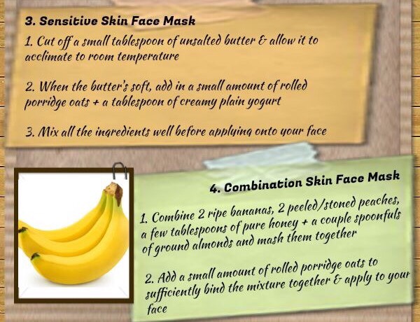 Homemade Ce Masks Recipes For Different Skin Types. 