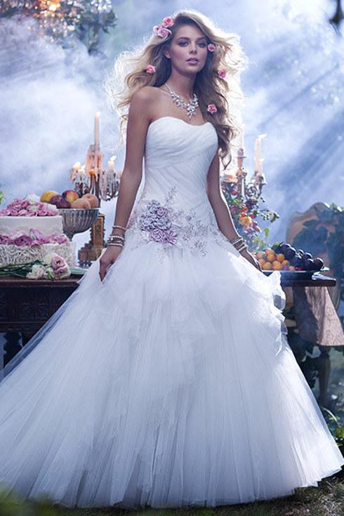 7. Sleeping Beauty
Gently glittering, with beautiful floral detailing.