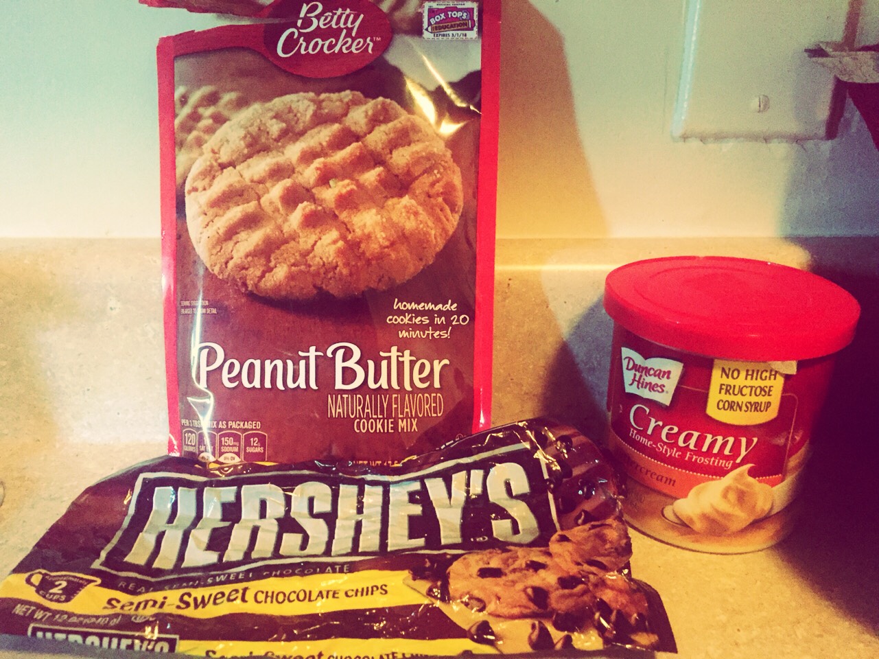 All you need...
Plus water, vegetable oil, & one egg.