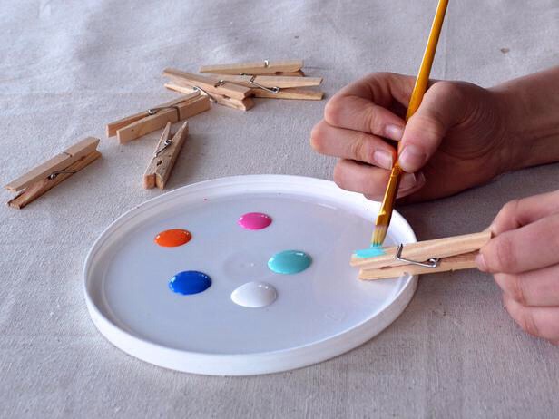 Then paint the pegs to a colour of your choice 🙈