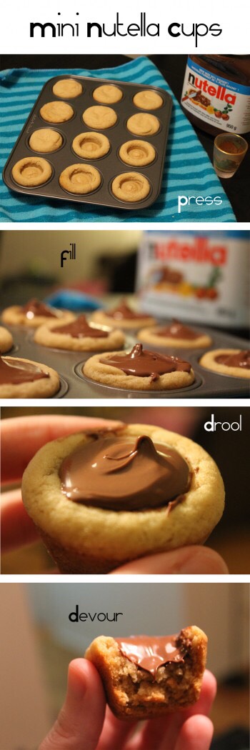 🌟 Mini Delicious Nutella Cups🌟😋👍