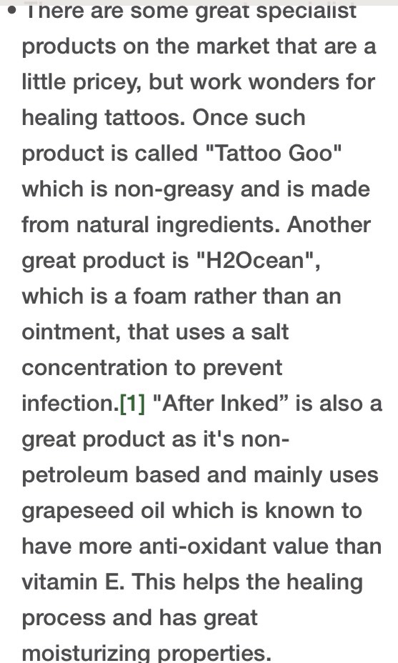 How To Care For A New Tattoo✨