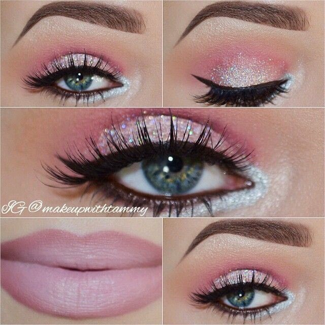 Beautiful Pink With Brown Smokey Eye Shadow Looks