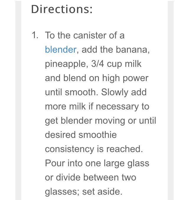 "STRAWBERRY PINEAPPLE BANANA LAVA FLOW SMOOTHIE"