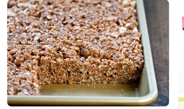 Nutella Rice Krispie Treats