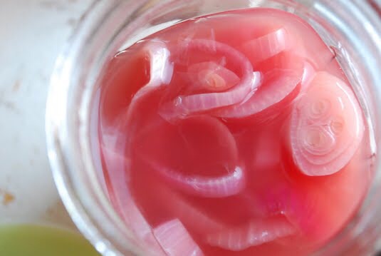 Quick Pickled Red Onions
No one's going to admit to loving onions, but they're the silent workhorses that make just about everything taste good. When pickled, they add a sour pop and a bit of crunch to everything from burgers to potato salad to roast beef.

Get the recipe from Brooklyn Supper.