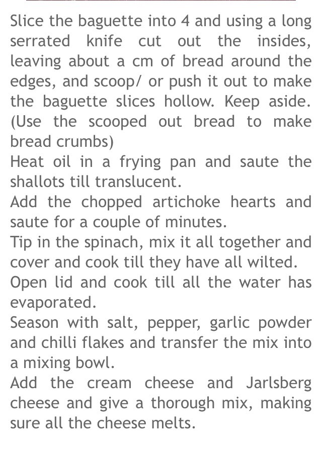 Spinach And Artichoke Dip Stuffed Garlic Bread 