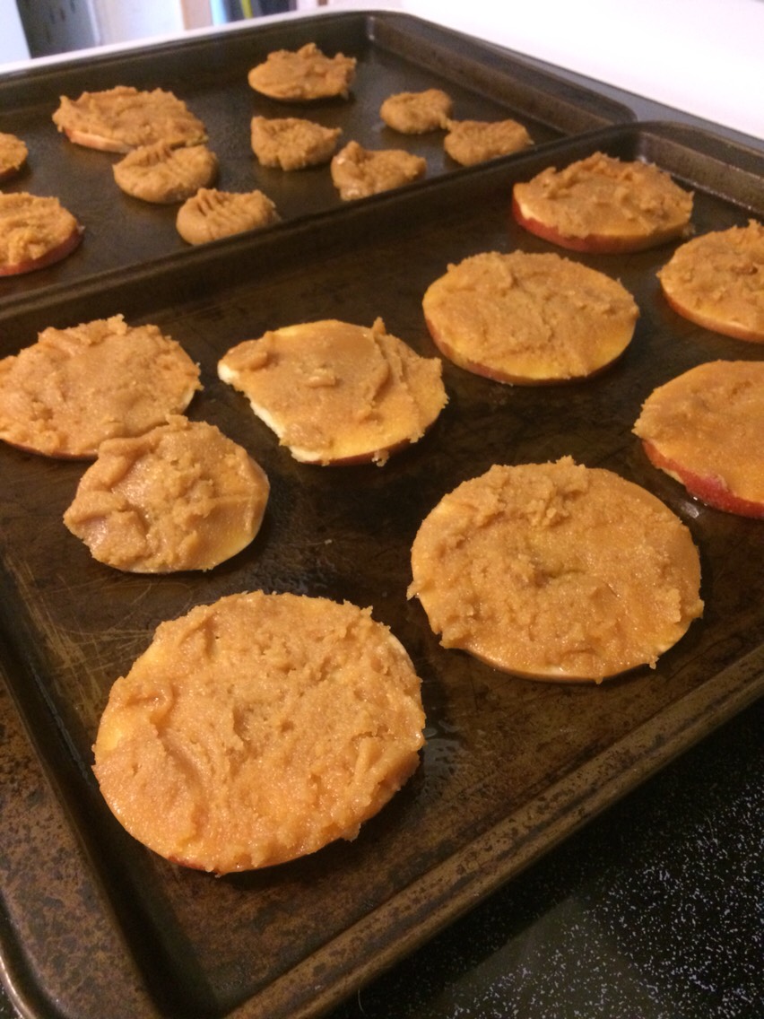 Peanut Butter Apple Cookies