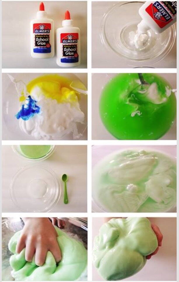 Homemade Flubber. Fun Idea For Kids