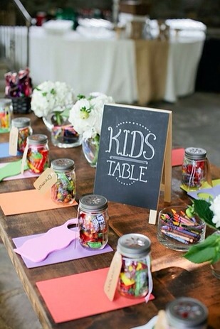 Add crayons to a kids table!
