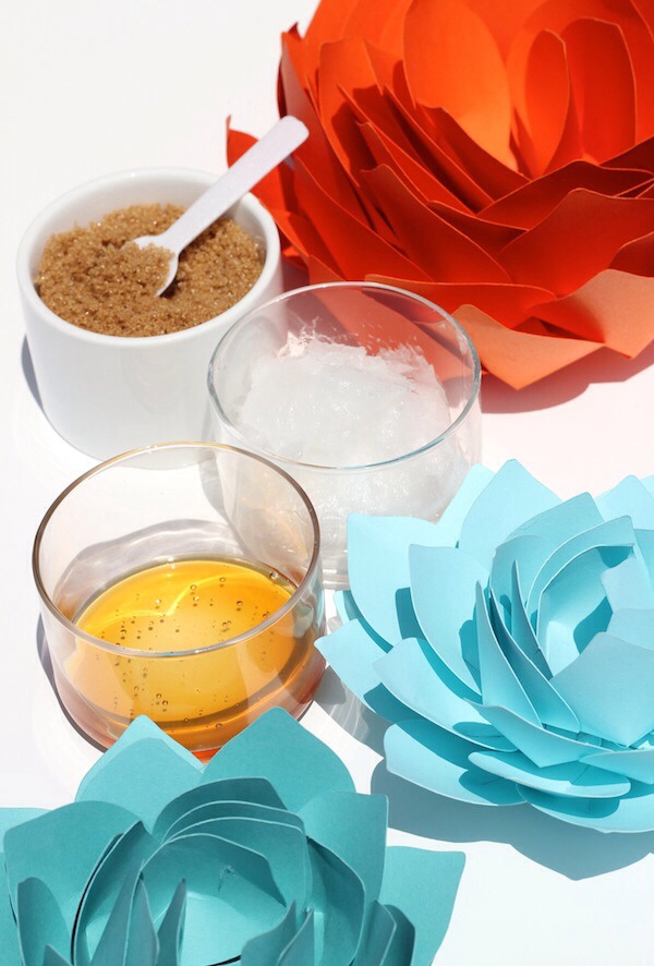 Half a teaspoon of honey, olive oil (or coconut oil, aloe Vera) and brown sugar mixed well is the perfect lip exfoliant. 