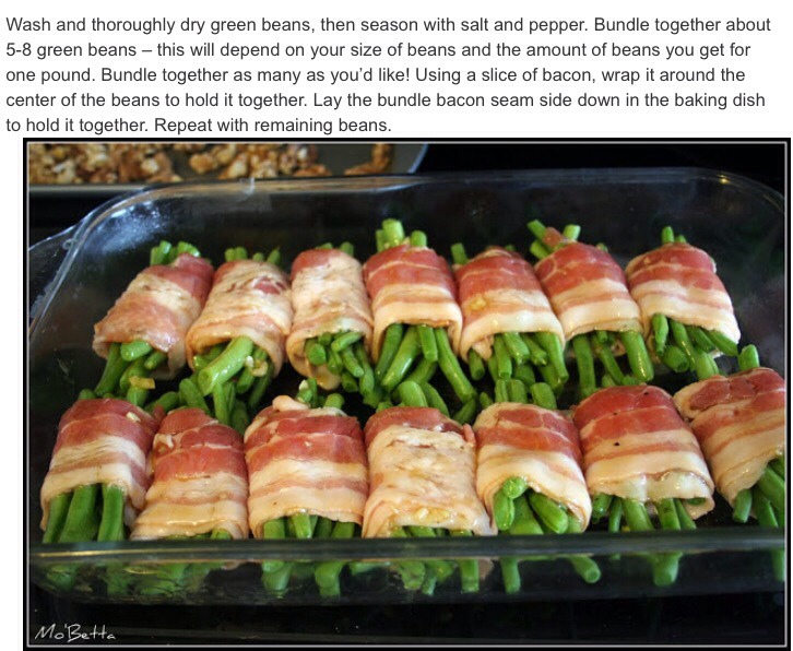 Bacon Wrapped Green Beans Recipe! 👍💜