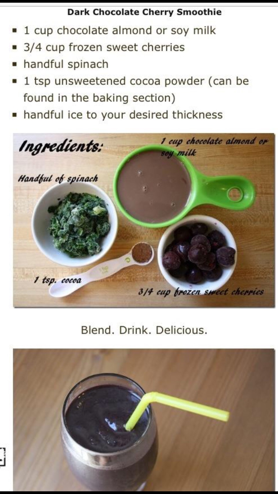 Healthy Smoothie Recipes