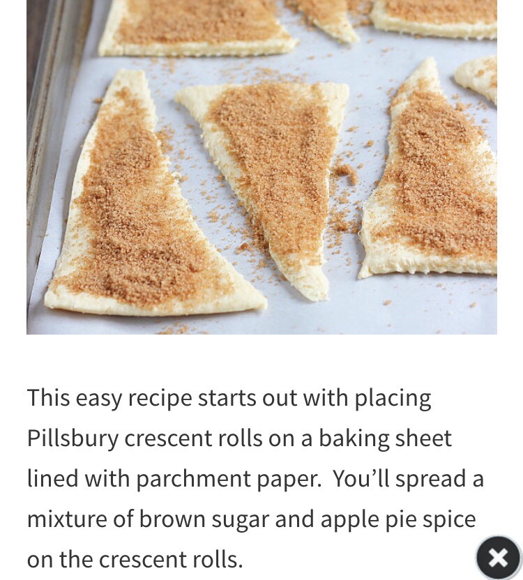 Apple pie Rolls 