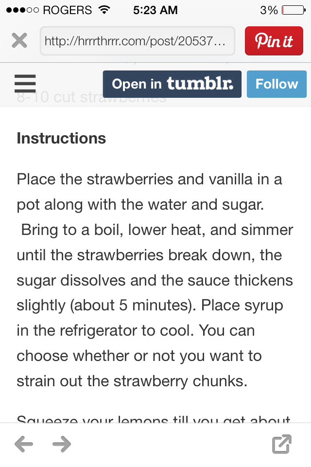 Refreshing Strawberry Vanilla Lemonade!