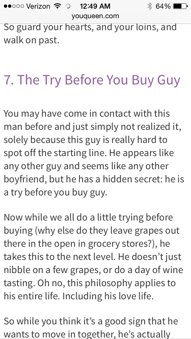 10 Types Of Men To Avoid🙅