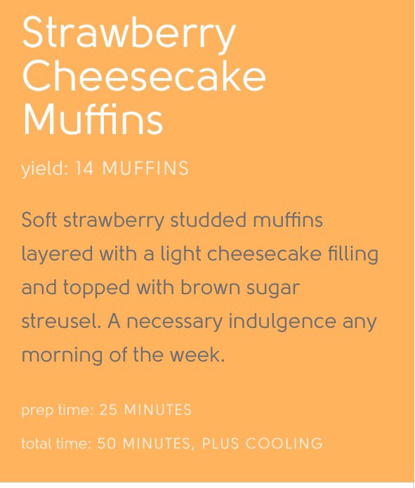 Strawberry Cheesecake Muffins! ❤️🍓