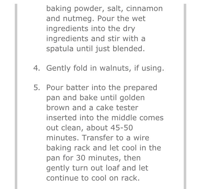 Zucchini & Apple Quick Bread
