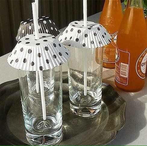 Use cupcake covers so bugs can't go in