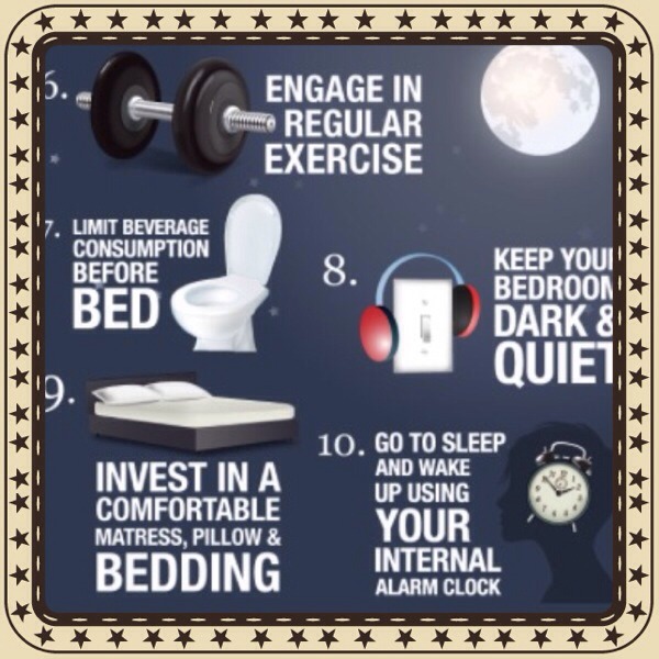 10 Tips For A Better Nights Sleep!!!!!
