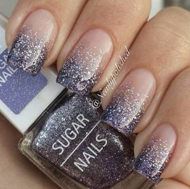 Easy Glitter Gradient