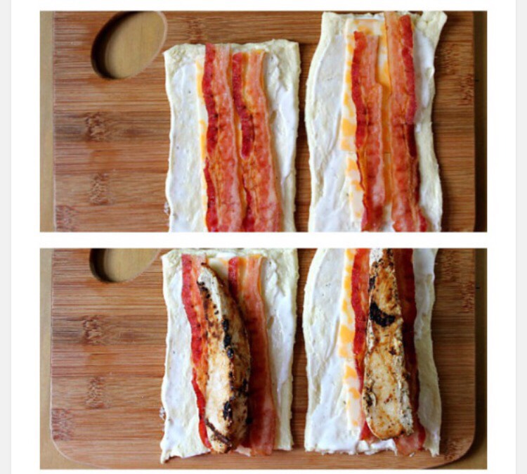 Ranch Chicken Club Roll-ups.