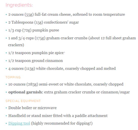 •Pumpkin Spice Truffles- Recipe•
