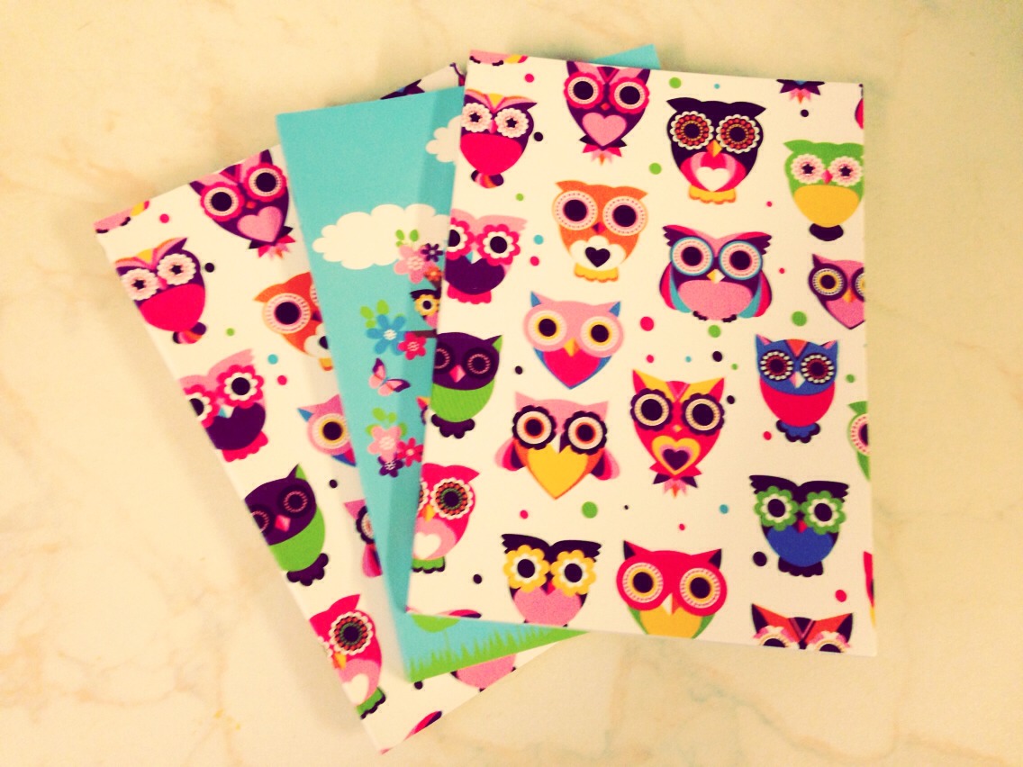 Choose any 3 notebooks of your choice